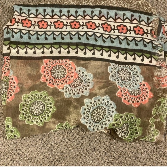 Floral Patterned Scarf - Picture 1 of 2